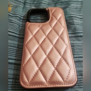 Cute Quilted Rose Gold  Amazon Iphone 12 Pro Max Wallet Case By Pro Max